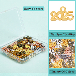100pcs 4 pendentifs en alliage de couleurs&nbsp;FIND-SP0002-36