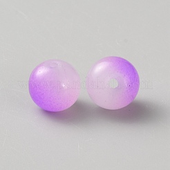 10 Stück handgefertigte Bunte Malerei-Perlen&nbsp;LAMP-TAC0004-09