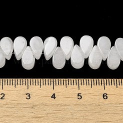 Natürliche weiße Jade perlen Stränge&nbsp;G-B064-B28