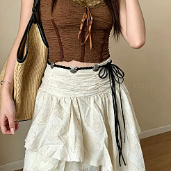 Boho-Gürtel mit geprägtem Blumenmuster&nbsp;FS-WGDC917-01