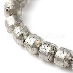Hebras de cuentas de roca de lava natural galvanizada&nbsp;G-L606-B02-01A