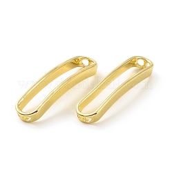 Ciondoli connettore in ottone placcato cremagliera&nbsp;KK-C008-11G