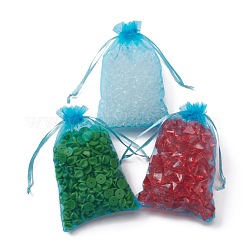 Organza-Geschenktüten mit Kordelzug&nbsp;OP-R016-10x15cm-17