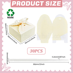 Scatole regalo per riporre la carta&nbsp;CON-WH0110-030C