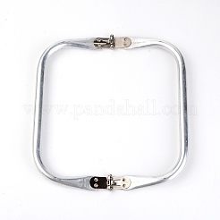 Cadre de poignée de sac à main en aluminium&nbsp;LS-FIND-WH0077-12C