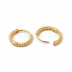 Creolen aus 316er Edelstahl für Damen&nbsp;EJEW-C004-16B-G