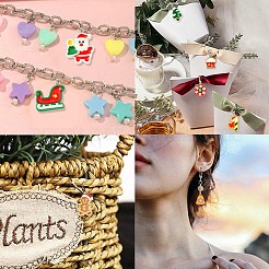 40pcs 8 orgelets pendentifs en résine opaque&nbsp;RESI-CJ0003-44