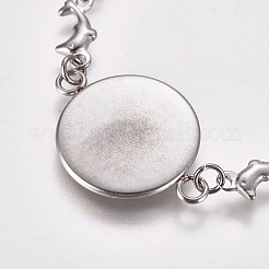 Fabrication de bracelets en acier inoxydable 304 résistant au ternissement&nbsp;STAS-L248-003P