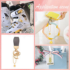 Décoration de pendentif en émail d'alliage de fleurs&nbsp;PALLOY-PH01583
