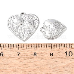 10 Stück Anhänger aus 304 Edelstahl&nbsp;STAS-P432-10P