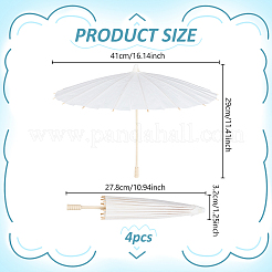 Regenschirm aus leerem Bastelpapier&nbsp;DIY-WH0899-801A