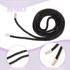 Cordoncini di ricambio con strass&nbsp;DIY-WH0496-81B