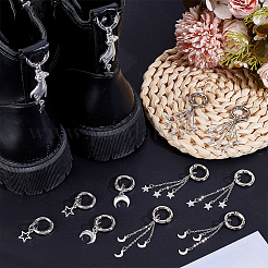 12 breloque pour chaussures en alliage de style 6&nbsp;HJEW-HY00125