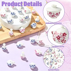 Modello in miniatura di teiera in ceramica&nbsp;DIY-CJ0003-35