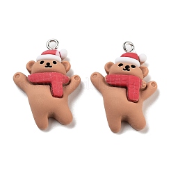 Colgantes de resina opaca con motivos navideños&nbsp;RESI-N039-101