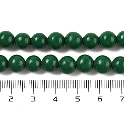Cuentas mashan naturales redondos del jade hebras&nbsp;G-D263-8mm-XS35