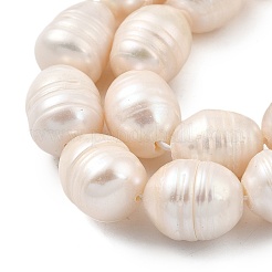 Brins de perles de culture d'eau douce naturelles&nbsp;PEAR-I007-01H-01A
