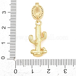 Messing micro pave klare zirkonia anhänger&nbsp;KK-Z151-12G-02