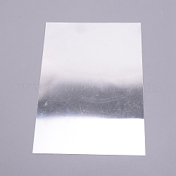 Алюминиевый лист, для лазерной резки, точность обработки, изготовление пресс-форм, прямоугольные, платина, 18x13.1x0.02 см