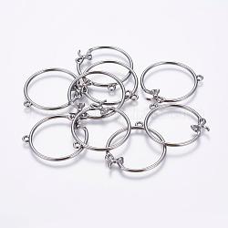 Alloy Pendants, Ring, Gunmetal, Lead Free & Cadmium Free & Nickel Free, about 29mm in diameter, 1.5mm thick, hole: 2mm