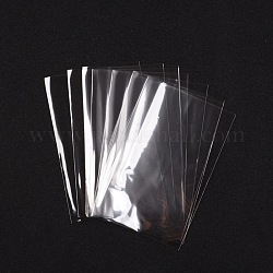 OPP Cellophane Bags, Rectangle, Clear, 15x10cm, Unilateral Thickness: 0.035mm