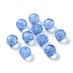 Glasimitation österreichische Kristallperlen, facettiert, Runde, Kornblumenblau, 11.5 mm, Bohrung: 1.4 mm