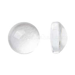 Прозрачные стеклянные кабошоны, полукруглые / купольные, прозрачные, 5.5~6x3 мм