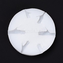 Diy silikon handwerk puppe körper form, für Fondant, Herstellung von Fimo, Epoxidharz, Puppenherstellung, Hand, weiß, 63x10 mm