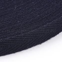 Rubans en coton sergé, rubans à chevrons, pour la couture d'artisanat, noir, 3/8 pouce (10 mm), environ 50yard / roll (45.72m / roll)