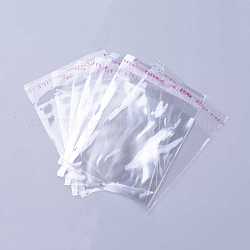 OPP Cellophane Bags, Rectangle, Clear, 10x7cm, Unilateral Thickness: 0.02mm, Inner Measure: about 8x7cm
