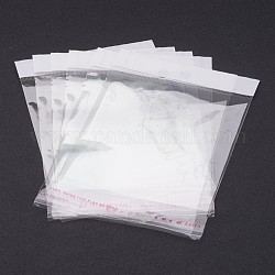 Sacchetti di cellophane con film perlato, materiale del opp, con sigillatura autoadesiva, chiaro, 15x10x0.023cm