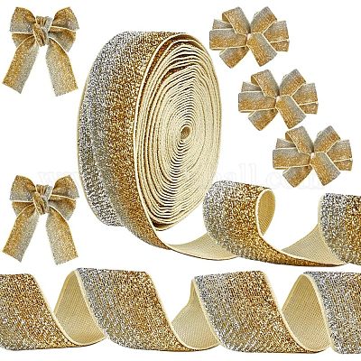 Funkelndes Nylonband&nbsp;SRIB-WH0011-044-1