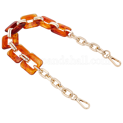 Shop WADORN 2Pcs 2 Style Aluminum & Iron Bag Curb Chains for Jewelry Making  - PandaHall Selected