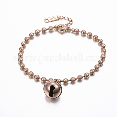 Wholesale 304 Stainless Steel Charm Bracelets 