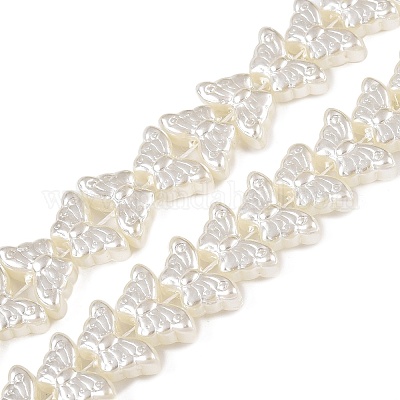 Chapelets perles en verre transparent peint par pulvérisation&nbsp;GLAA-N001-43-1