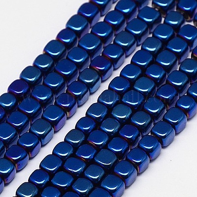 Chapelets de perles en hématite synthétique sans magnétiques&nbsp;G-J172-2x2mm-01-1