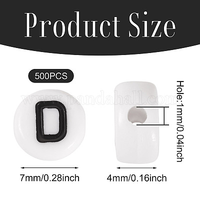 500pcs Acrylperlen&nbsp;SACR-TA0001-55D-1
