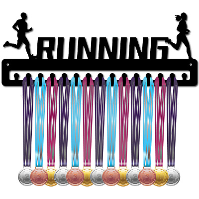 Support de mur d'affichage de support de cintre de médaille de fer de mode&nbsp;ODIS-WH0069-005-1