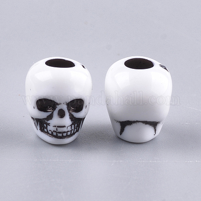 Perles en acrylique de style artisanal&nbsp;X-MACR-T023-13-1