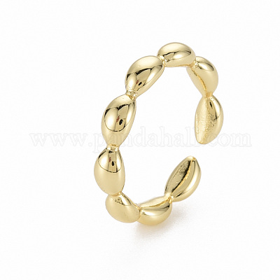 Messing Manschettenringe&nbsp;RJEW-Q164-008-NF-1