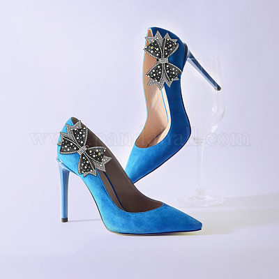 The Drop - Scarpe Da Donna Parish Con Tacco E Fiocco Decorato, Scarpe Eleganti Per Serate