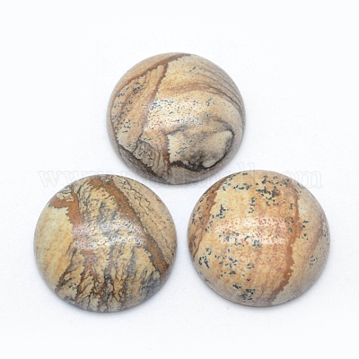 Cabochon di diaspro dell'immagine naturale&nbsp;G-E492-A-10-1