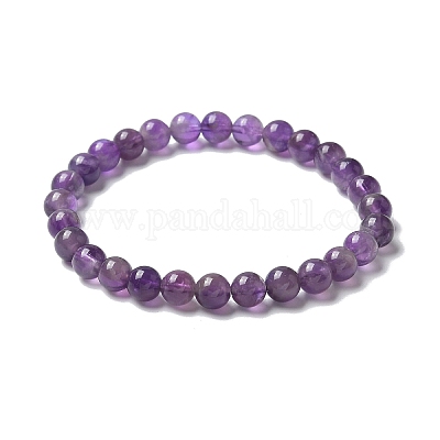 Bracelets d'améthyste naturels&nbsp;BJEW-K212-A-034-1