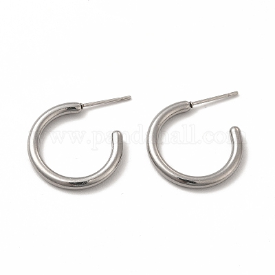 Boucles D'oreilles Acier Inoxydable Unisexe - Clous Sans Trous Argentés Pour Hommes Et Femmes