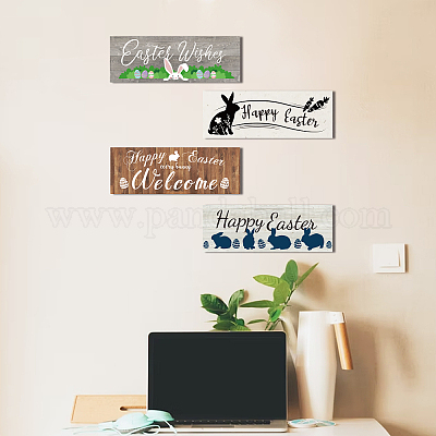 Decorazioni murali in mdf appese&nbsp;HJEW-WH0040-009-1