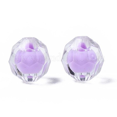 Perles en acrylique transparente&nbsp;X-TACR-S135-009-1