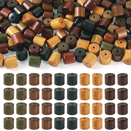 Pandahall 100шт 5 цвета сандалового дерева бусины WOOD-TA0002-72-1