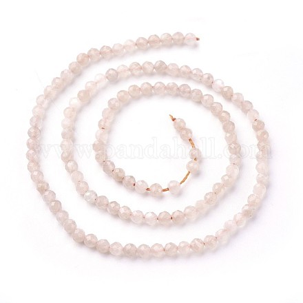 Chapelets de perles de pierre de lune de pêche naturelle G-F619-19A-2mm-1