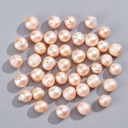 NBEADS About 41 Pcs Natural Freshwater Pearl Beads PEAR-NB0002-31-1