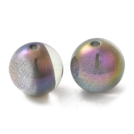 Perline in resina bicolore RESI-Z015-02G-1